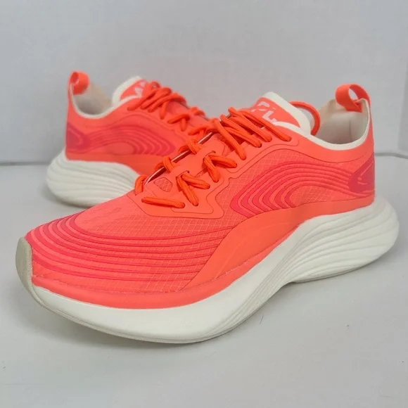 •APL• Streamline Running Jogging Athletic Shoe Laser Red/Pristine White Size 5.5